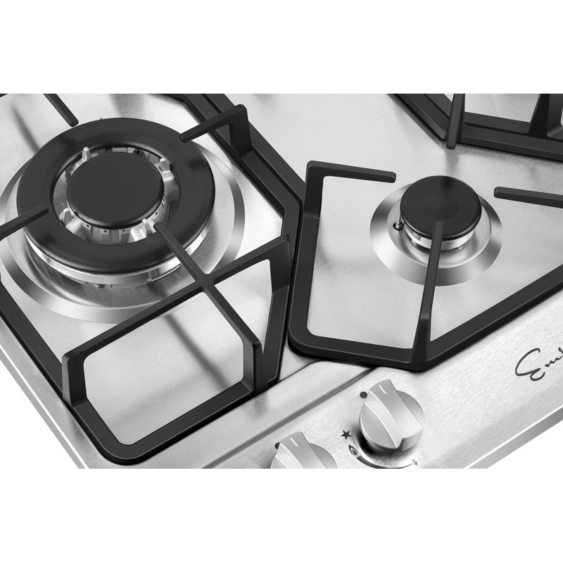 Empava 24" Stainless Steel Natural Gas Cooktop & Reviews Wayfair